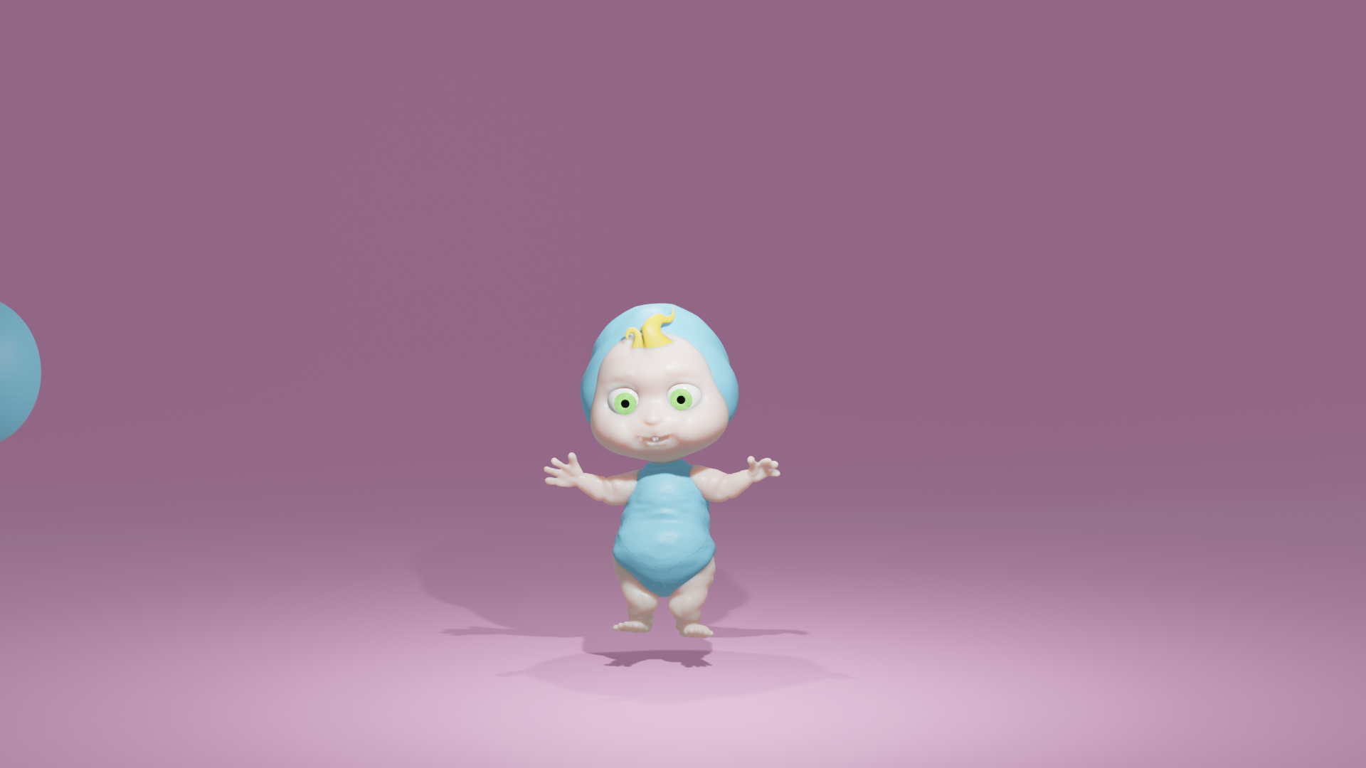 baby girl - fully rigged preview image 1